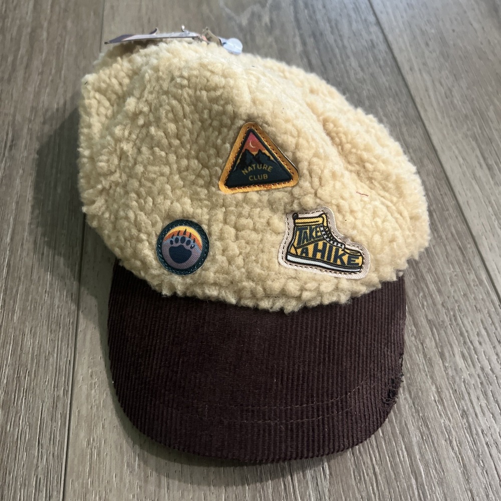 Top Paw Sherpa & Corduroy Hat For Dogs-New w/Tags LARGE/EXTRA LARGE